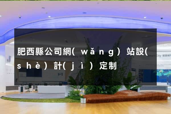 肥西縣公司網(wǎng)站設(shè)計(jì)定制