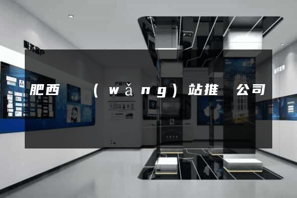 肥西縣網(wǎng)站推廣公司