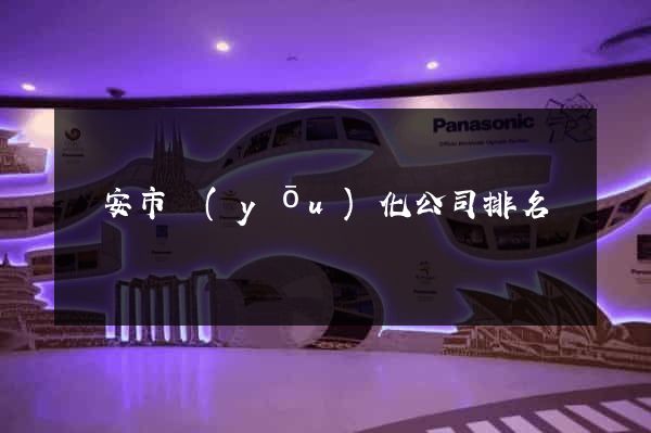 臨安市優(yōu)化公司排名