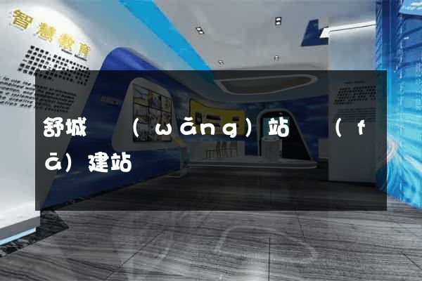 舒城縣網(wǎng)站開發(fā)建站