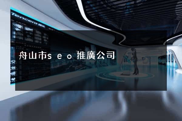 舟山市seo推廣公司
