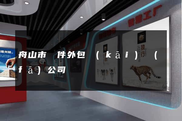 舟山市軟件外包開(kāi)發(fā)公司