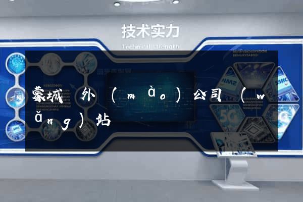 蒙城縣外貿(mào)公司網(wǎng)站