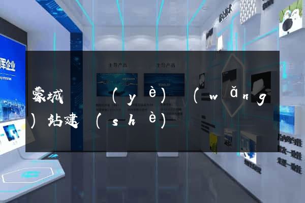 蒙城縣專業(yè)網(wǎng)站建設(shè)