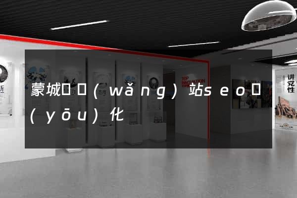 蒙城縣網(wǎng)站seo優(yōu)化