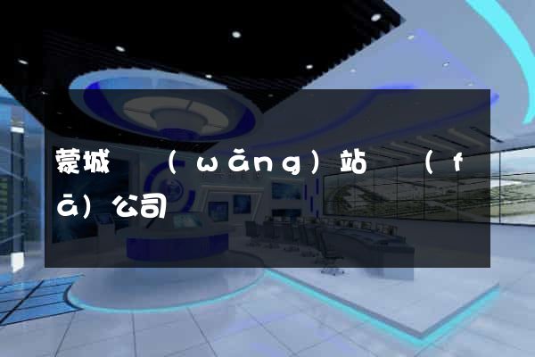 蒙城縣網(wǎng)站開發(fā)公司