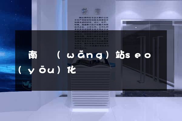 蒼南縣網(wǎng)站seo優(yōu)化