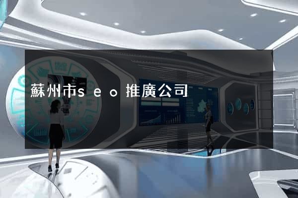 蘇州市seo推廣公司