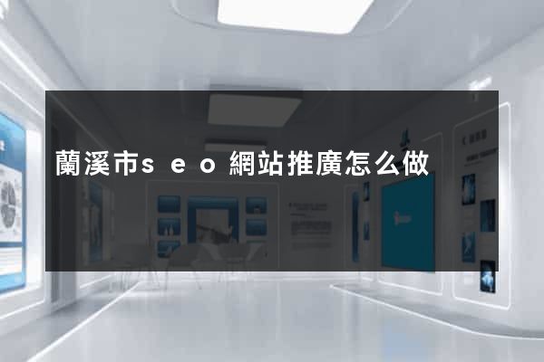 蘭溪市seo網站推廣怎么做
