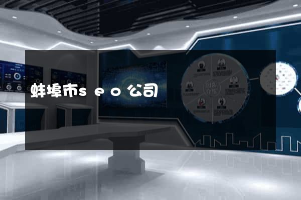 蚌埠市seo公司