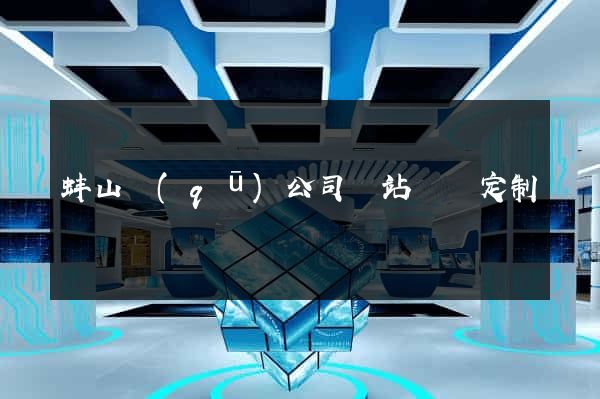 蚌山區(qū)公司網站設計定制