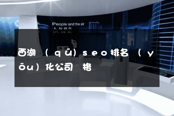 西湖區(qū)seo排名優(yōu)化公司價格
