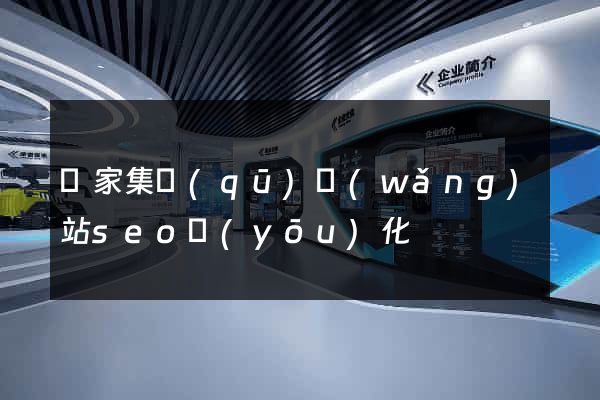 謝家集區(qū)網(wǎng)站seo優(yōu)化
