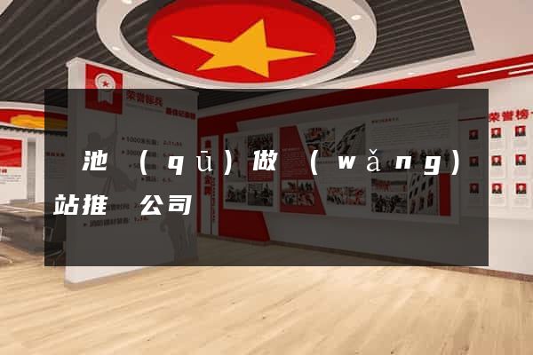 貴池區(qū)做網(wǎng)站推廣公司