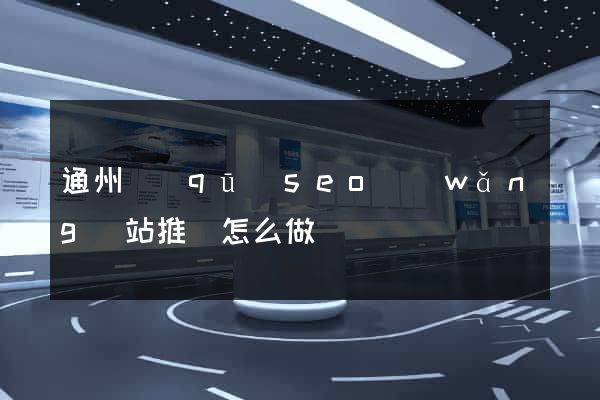 通州區(qū)seo網(wǎng)站推廣怎么做