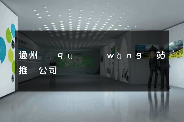 通州區(qū)網(wǎng)站推廣公司