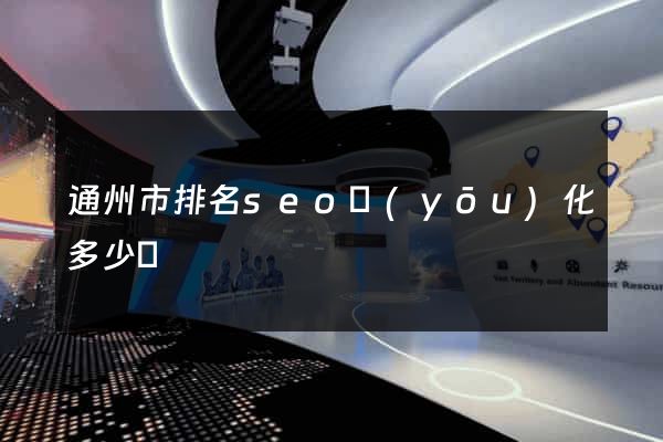 通州市排名seo優(yōu)化多少錢