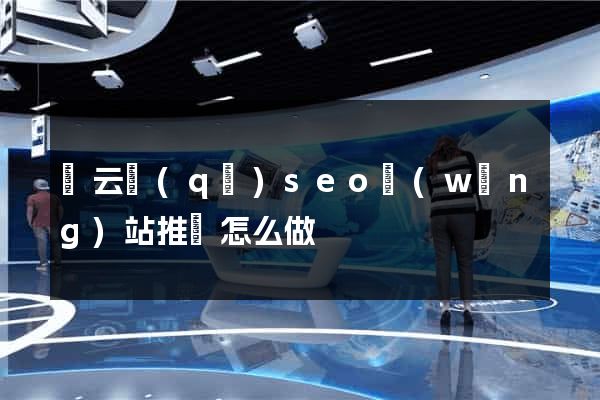 連云區(qū)seo網(wǎng)站推廣怎么做