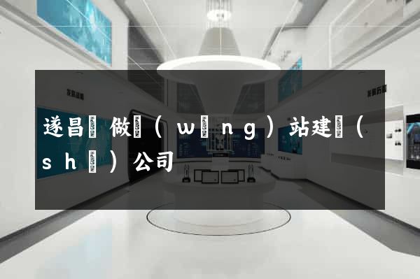 遂昌縣做網(wǎng)站建設(shè)公司