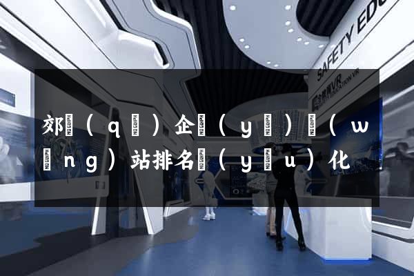 郊區(qū)企業(yè)網(wǎng)站排名優(yōu)化