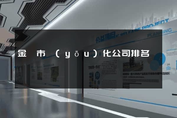 金壇市優(yōu)化公司排名