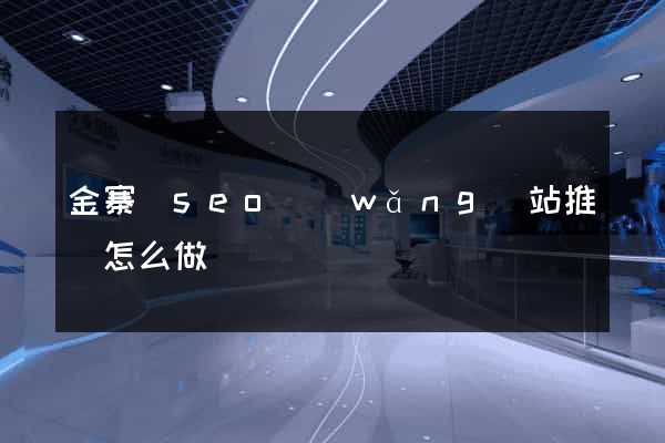 金寨縣seo網(wǎng)站推廣怎么做