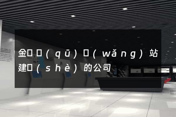 金東區(qū)網(wǎng)站建設(shè)的公司