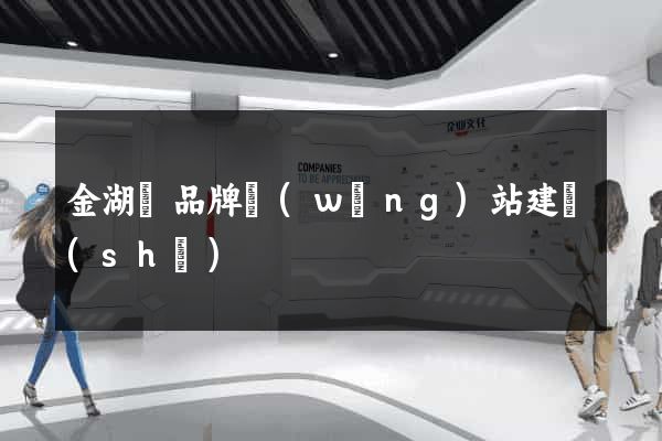 金湖縣品牌網(wǎng)站建設(shè)