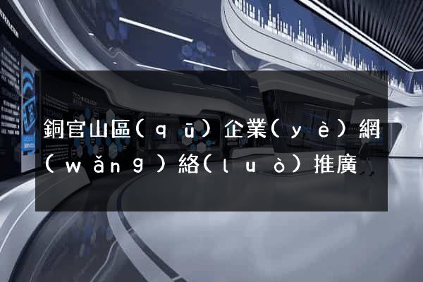 銅官山區(qū)企業(yè)網(wǎng)絡(luò)推廣