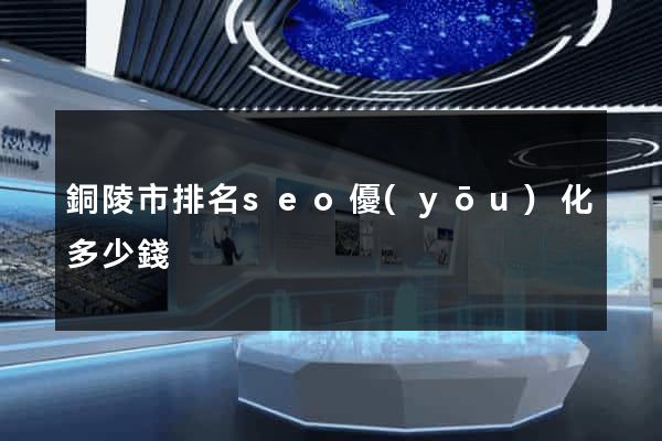 銅陵市排名seo優(yōu)化多少錢