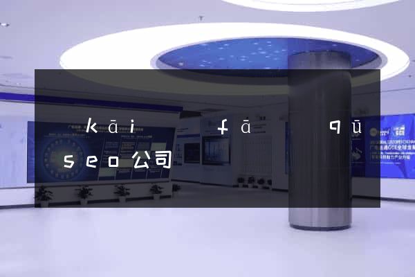 開(kāi)發(fā)區(qū)seo公司