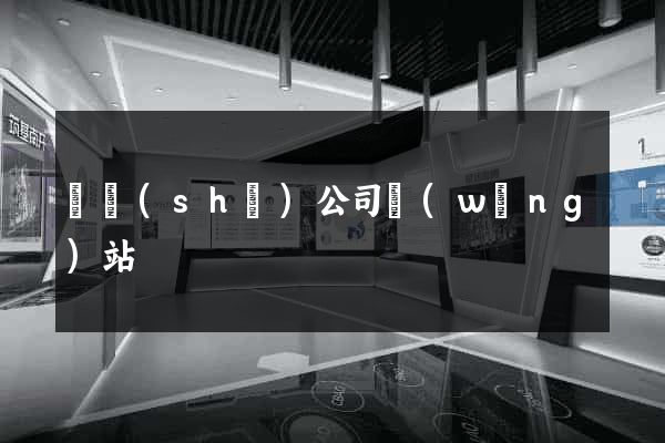 開設(shè)公司網(wǎng)站