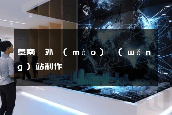 阜南縣外貿(mào)網(wǎng)站制作