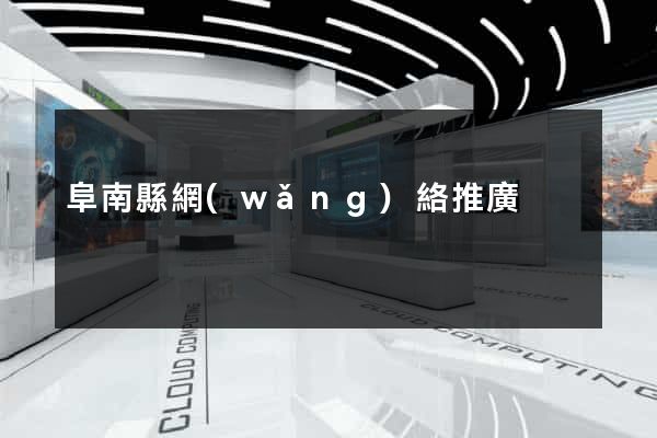 阜南縣網(wǎng)絡推廣