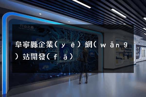 阜寧縣企業(yè)網(wǎng)站開發(fā)
