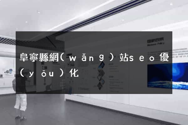 阜寧縣網(wǎng)站seo優(yōu)化