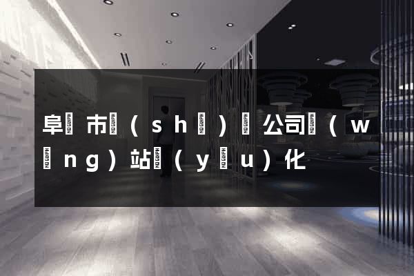 阜陽市設(shè)計公司網(wǎng)站優(yōu)化