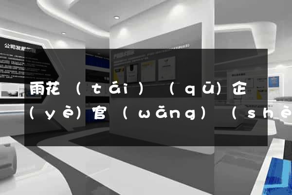 雨花臺(tái)區(qū)企業(yè)官網(wǎng)設(shè)計(jì)