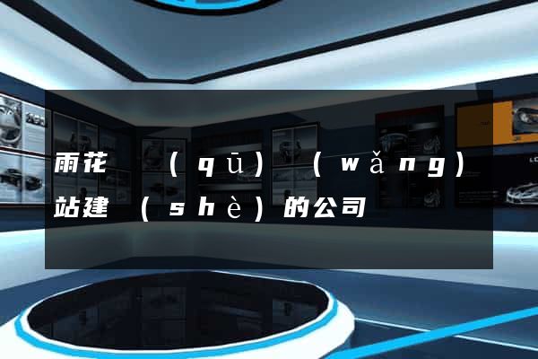 雨花臺區(qū)網(wǎng)站建設(shè)的公司