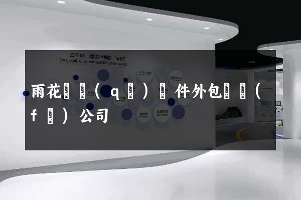 雨花臺區(qū)軟件外包開發(fā)公司