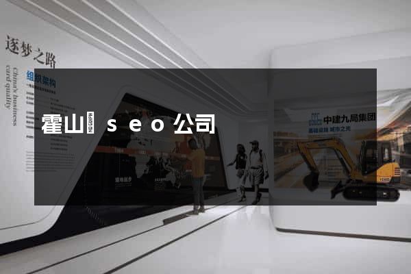 霍山縣seo公司