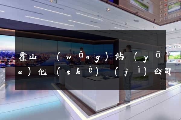 霍山縣網(wǎng)站優(yōu)化設(shè)計(jì)公司