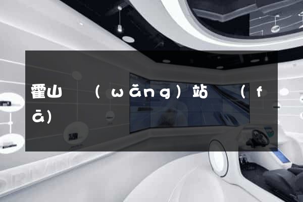 霍山縣網(wǎng)站開發(fā)
