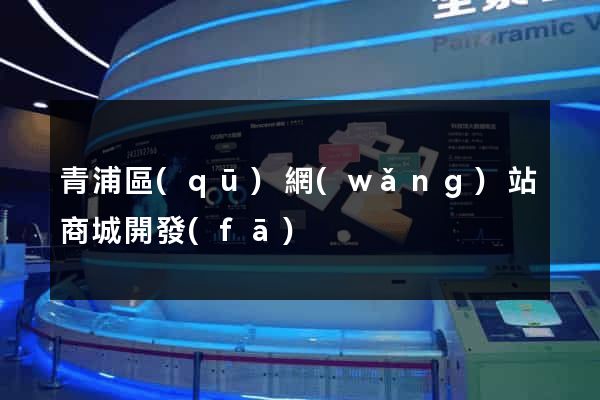 青浦區(qū)網(wǎng)站商城開發(fā)