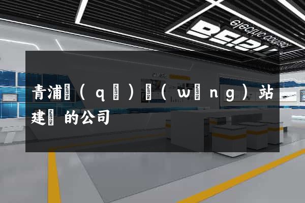 青浦區(qū)網(wǎng)站建設的公司