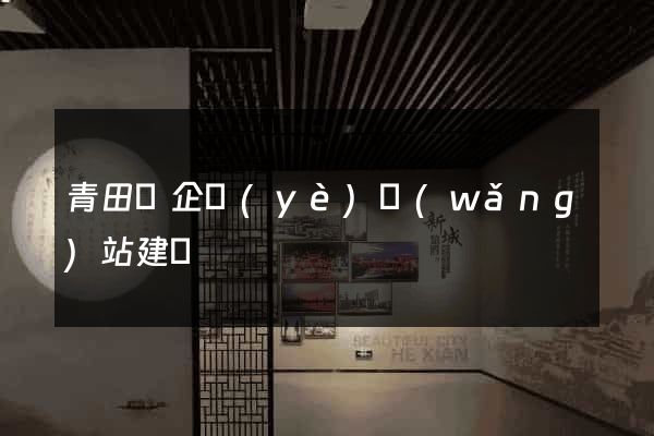 青田縣企業(yè)網(wǎng)站建設