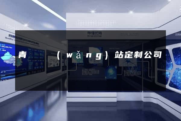 青陽縣網(wǎng)站定制公司