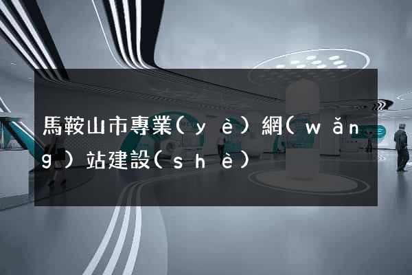 馬鞍山市專業(yè)網(wǎng)站建設(shè)