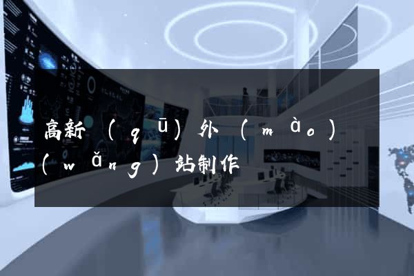 高新區(qū)外貿(mào)網(wǎng)站制作