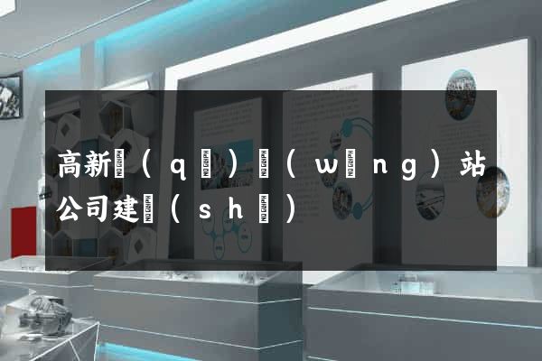 高新區(qū)網(wǎng)站公司建設(shè)